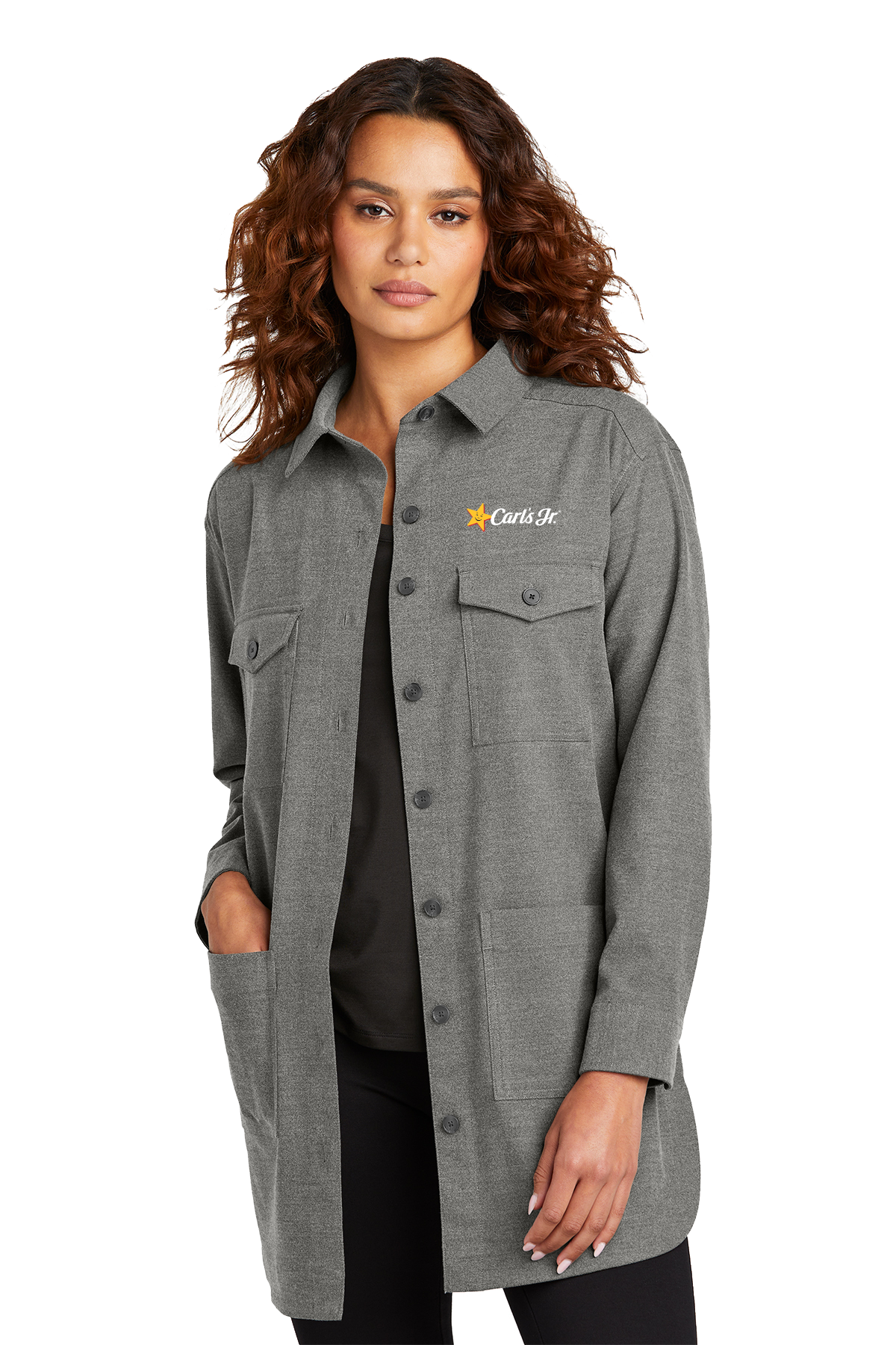 Mercer+Mettle Women’s Long Sleeve Twill Overshirt